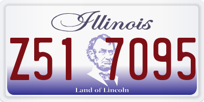 IL license plate Z517095