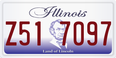 IL license plate Z517097