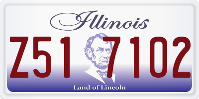 IL license plate Z517102