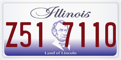 IL license plate Z517110