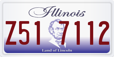 IL license plate Z517112