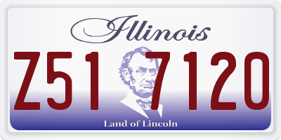 IL license plate Z517120