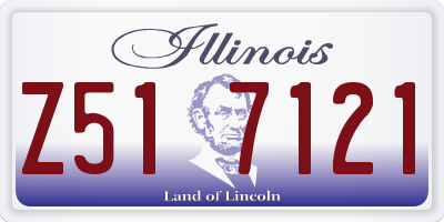 IL license plate Z517121