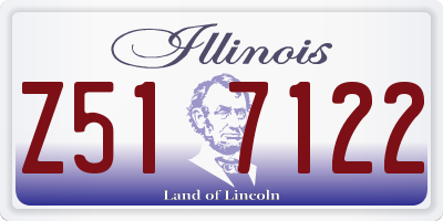IL license plate Z517122