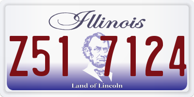 IL license plate Z517124