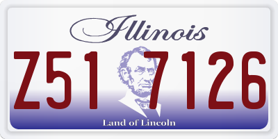 IL license plate Z517126