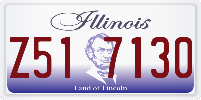 IL license plate Z517130