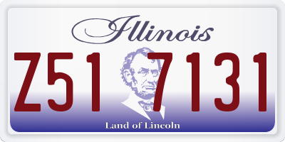 IL license plate Z517131