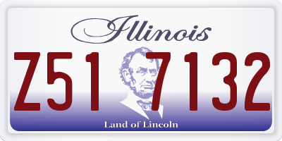 IL license plate Z517132
