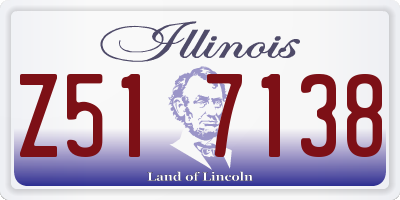 IL license plate Z517138