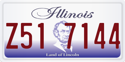 IL license plate Z517144