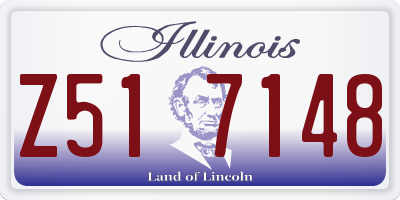 IL license plate Z517148