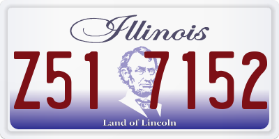 IL license plate Z517152