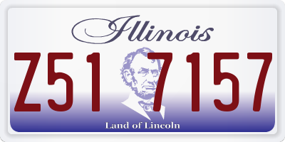 IL license plate Z517157