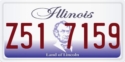 IL license plate Z517159