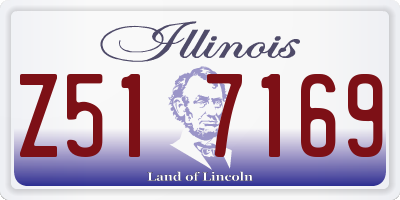 IL license plate Z517169