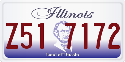IL license plate Z517172