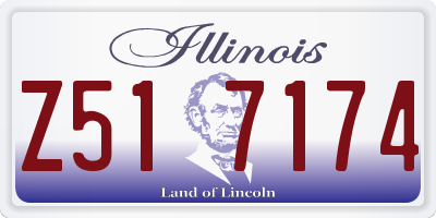 IL license plate Z517174