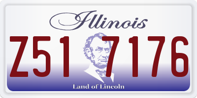 IL license plate Z517176