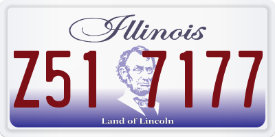 IL license plate Z517177