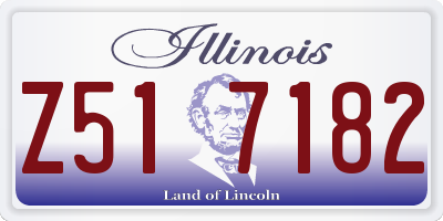 IL license plate Z517182