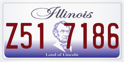 IL license plate Z517186