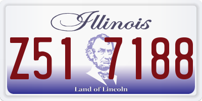 IL license plate Z517188