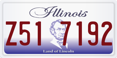 IL license plate Z517192
