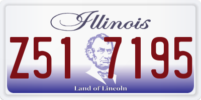 IL license plate Z517195