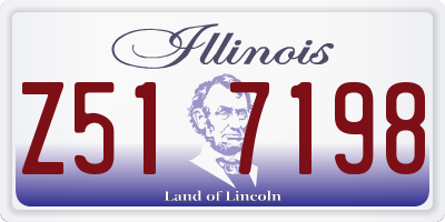IL license plate Z517198
