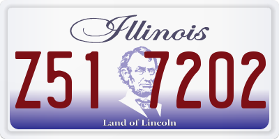 IL license plate Z517202