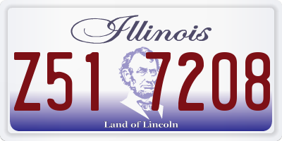 IL license plate Z517208