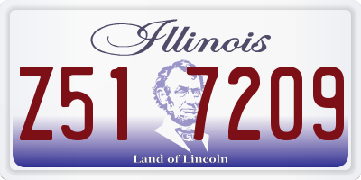 IL license plate Z517209