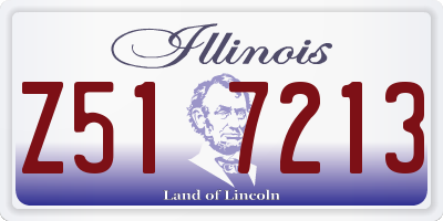 IL license plate Z517213