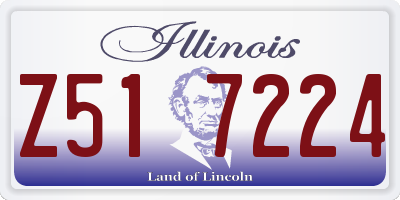 IL license plate Z517224