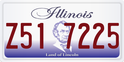 IL license plate Z517225