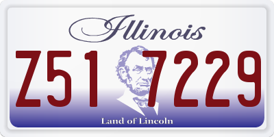 IL license plate Z517229