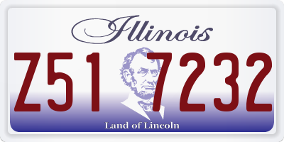 IL license plate Z517232