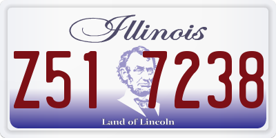 IL license plate Z517238