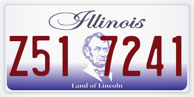 IL license plate Z517241
