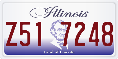 IL license plate Z517248