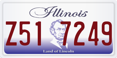 IL license plate Z517249