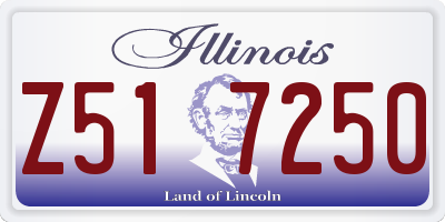 IL license plate Z517250