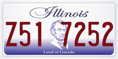 IL license plate Z517252