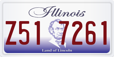 IL license plate Z517261