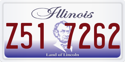 IL license plate Z517262