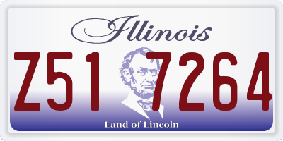 IL license plate Z517264