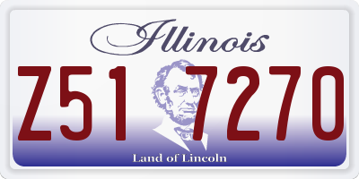 IL license plate Z517270