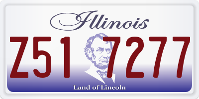 IL license plate Z517277