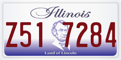 IL license plate Z517284